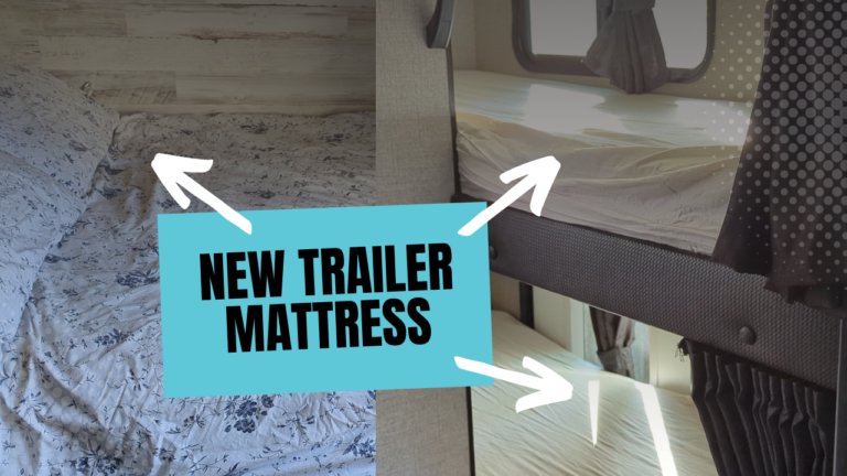 upgraded trailer mattresses