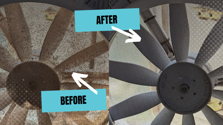 how to clean the maxxair vent fan