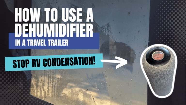 how to use a dehumidifier in an rv