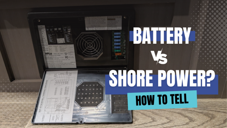 battery vs shore power
